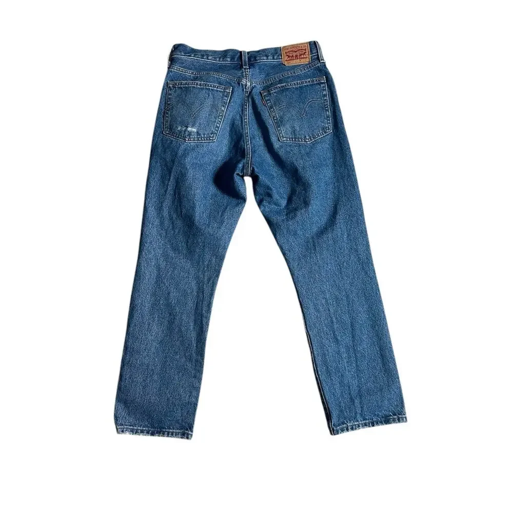 Levi's 501 Distressed Jeans size 28 x 26 - Picture 2 of 10